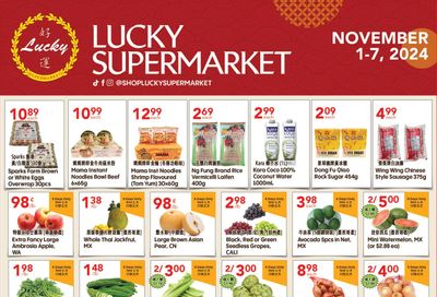 Lucky Supermarket (Calgary) Flyer November 1 to 7