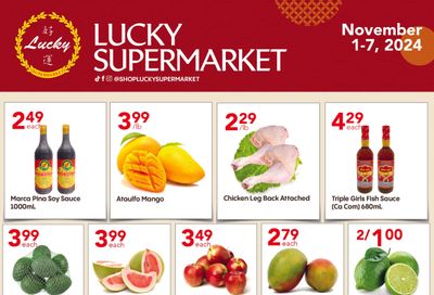 Lucky Supermarket (Winnipeg) Flyer November 1 to 7