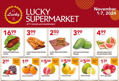 Lucky Supermarket (Surrey) Flyer November 1 to 7