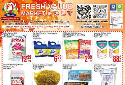 Fresh Value (Scarborough) Flyer November 1 to 7