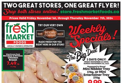 Fresh Market Foods Flyer November 1 to 7