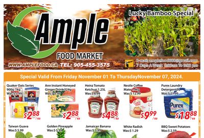 Ample Food Market (Brampton) Flyer November 1 to 7