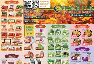 Oceans Fresh Food Market (Main St., Brampton) Flyer November 1 to 7