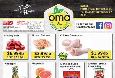 Oma Fresh Foods Flyer November 1 to 7