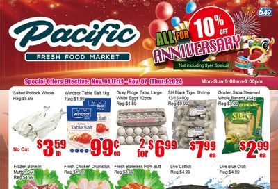 Pacific Fresh Food Market (Pickering) Flyer November 1 to 7