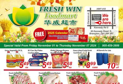 Fresh Win Foodmart Flyer November 1 to 7