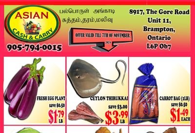 Asian Cash & Carry Flyer November 1 to 7