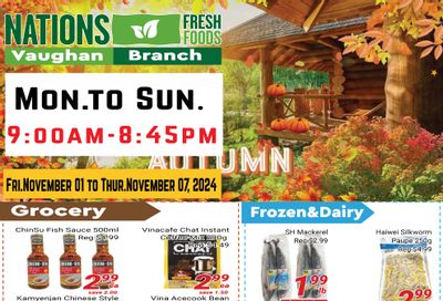 Nations Fresh Foods (Vaughan) Flyer November 1 to 7