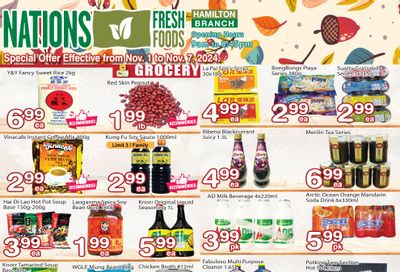 Nations Fresh Foods (Hamilton) Flyer November 1 to 7