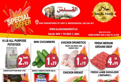 Al-Quds Supermarket Flyer November 1 to 7