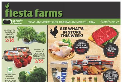 Fiesta Farms Flyer November 1 to 7