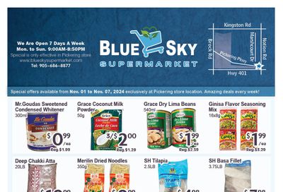 Blue Sky Supermarket (Pickering) Flyer November 1 to 7