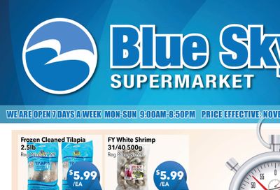 Blue Sky Supermarket (North York) Flyer November 1 to 7