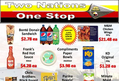 Two Nations One Stop Flyer November 1 to 7