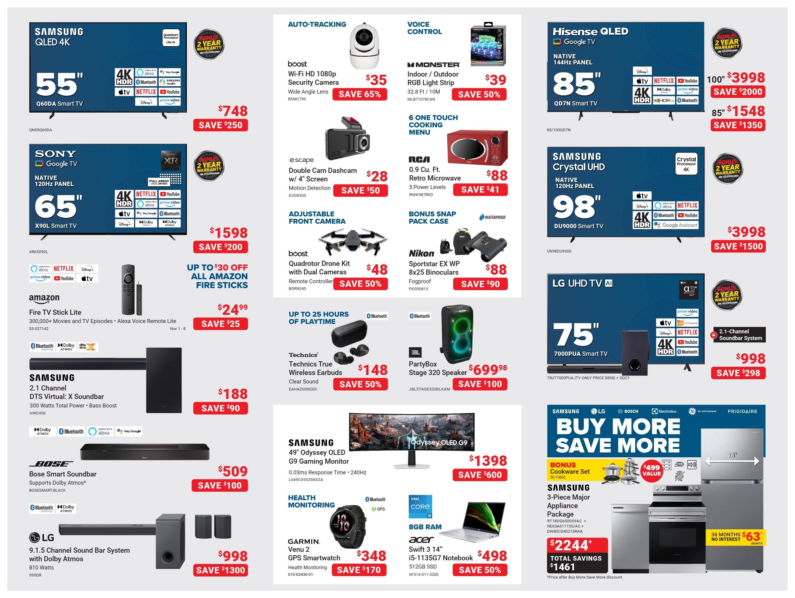 Visions Electronics Flyer November 1 to 7