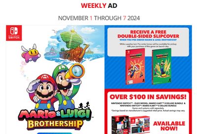 GameStop Flyer November 1 to 7