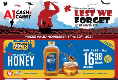 A-1 Cash and Carry Flyer November 1 to 30