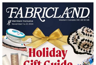 Fabricland (West) Flyer November 1 to 27