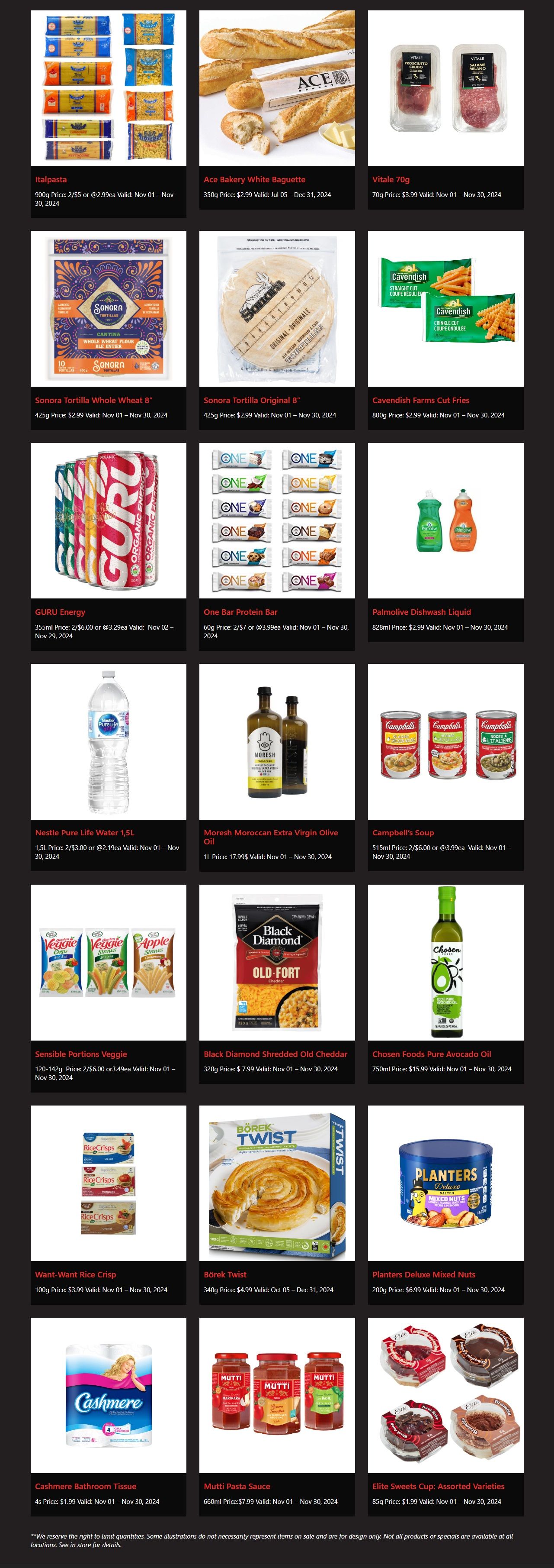Rabba In-Store Deals November 1 to 30