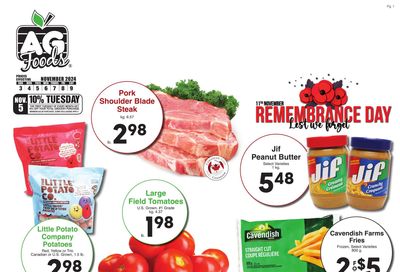 AG Foods Flyer November 3 to 9