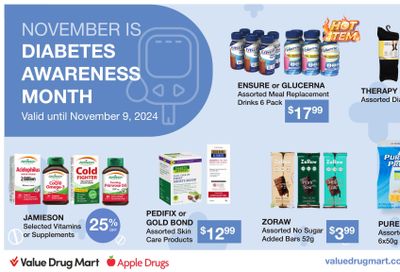 Apple Drugs Flyer October 27 to November 9