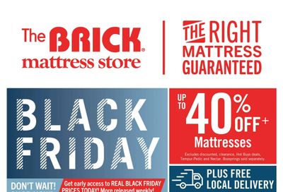 The Brick Mattress Store Flyer November 4 to 21