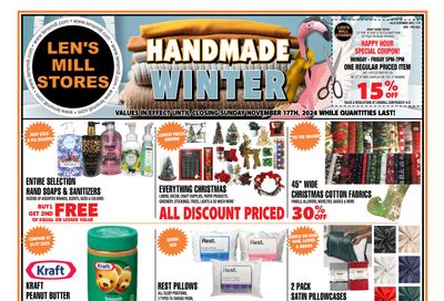 Len's Mill Stores Flyer November 4 to 17