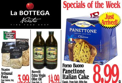 La Bottega Nicastro Fine Foods Flyer November 4 to 17