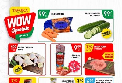 Tavora Foods Flyer November 4 to 10