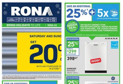 Rona (ON) Flyer November 7 to 13