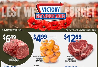 Victory Meat Market Flyer November 5 to 9