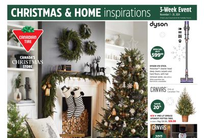 Canadian Tire Christmas and Home Inspirations Flyer November 7 to 24