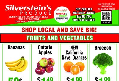 Silverstein's Produce Flyer November 5 to 9