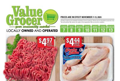 Value Grocer Flyer November 7 to 13