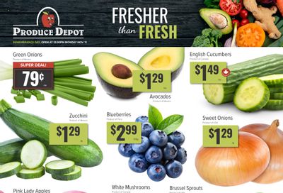 Produce Depot Flyer November 6 to 12