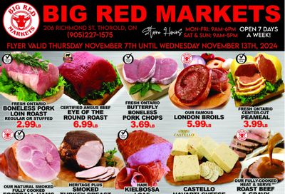 Big Red Markets Flyer November 7 to 13