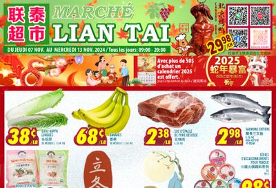 Marche Lian Tai Flyer November 7 to 13