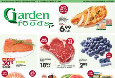 Garden Foods Flyer November 7 to 13