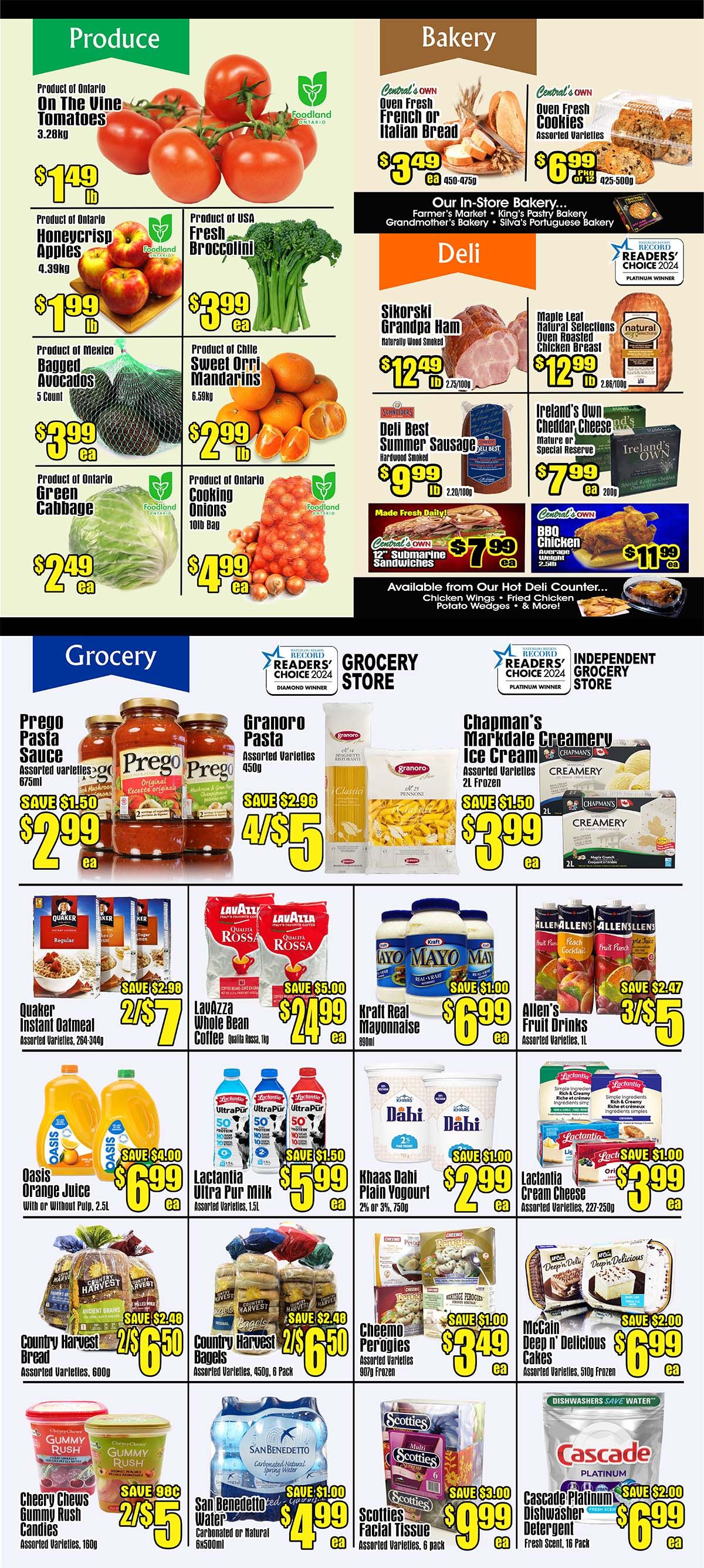 Central Fresh Market Flyer November 7 to 14