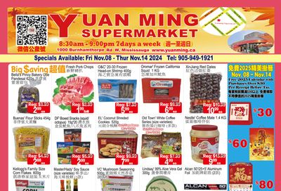 Yuan Ming Supermarket Flyer November 8 to 14