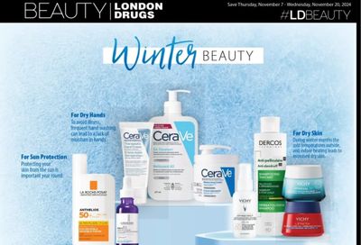 London Drugs Winter Beauty Event Flyer November 7 to 20