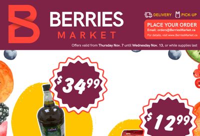 Berries Market Flyer November 7 to 13