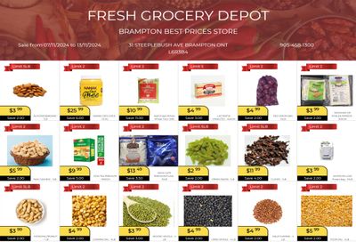 Fresh Grocery Depot Flyer November 7 to 13