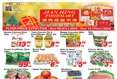 Jian Hing Foodmart (Scarborough) Flyer November 8 to 14