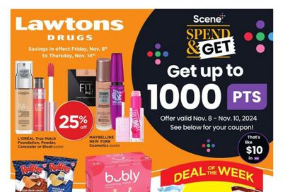 Lawtons Drugs Flyer November 8 to 14