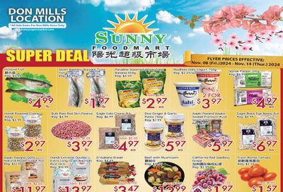 Sunny Foodmart (Don Mills) Flyer November 8 to 14