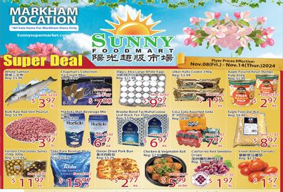 Sunny Foodmart (Markham) Flyer November 8 to 14