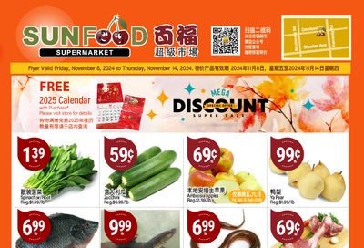 Sunfood Supermarket Flyer November 8 to 14