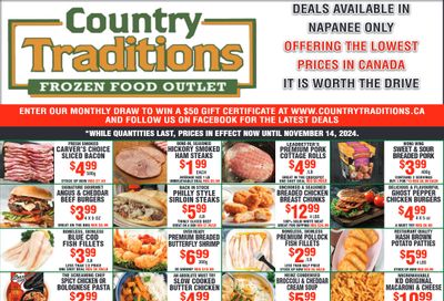 Country Traditions Flyer November 7 to 14