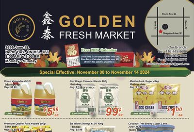 Golden Fresh Market Flyer November 8 to 14